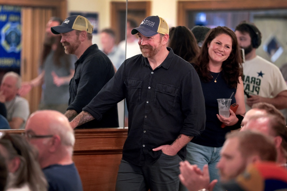 Platner, an oyster farmer and combat veteran, is currently vying for the Democratic nomination in one of the nation’s most closely watched Senate races (Getty)