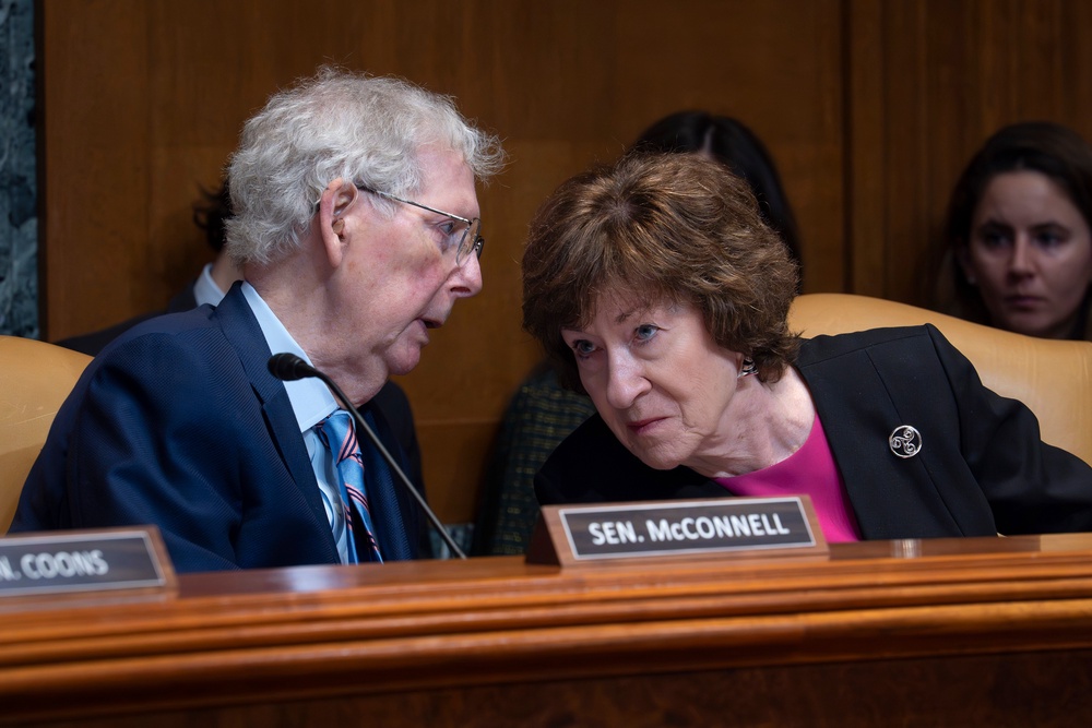 Platner is seeking to defeat longtime Republican Sen. Susan Collins in the Democrat's efforts to win control of the narrowly divided Senate (AP)