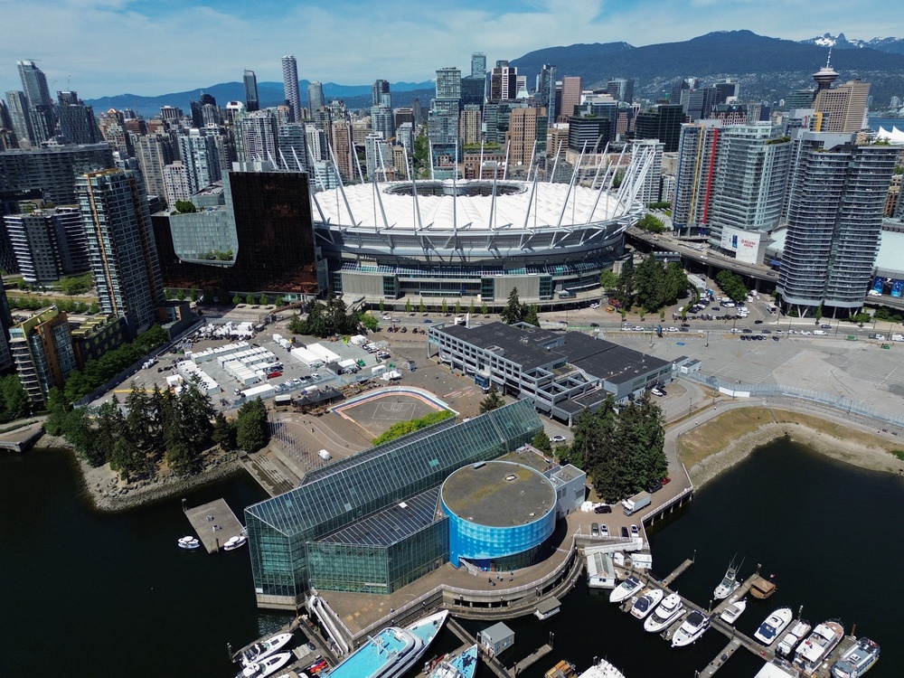 BC Place is in the heart of Vancouver (Reuters)