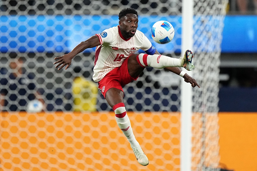 Alphonso Davies is not fit to feature for Canada (Getty)