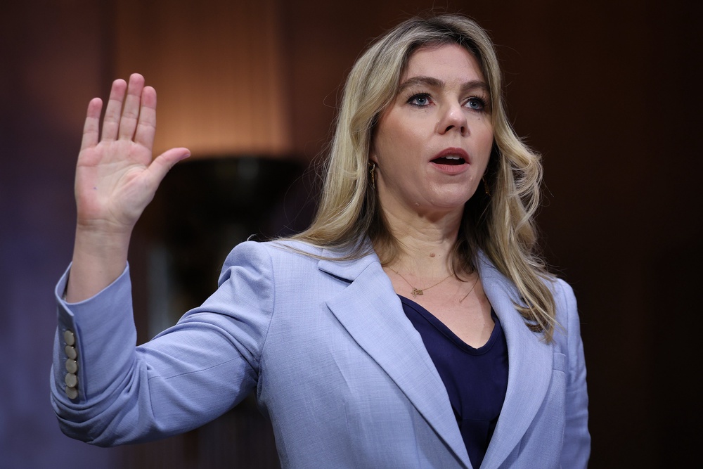Wynn-Williams testifying against Meta in a senate judiciary hearing in 2025 (Getty)