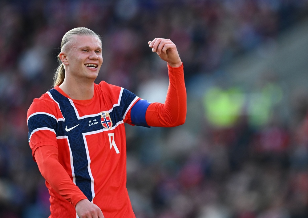 Erling Haaland averages a goal a game for Norway (Getty)