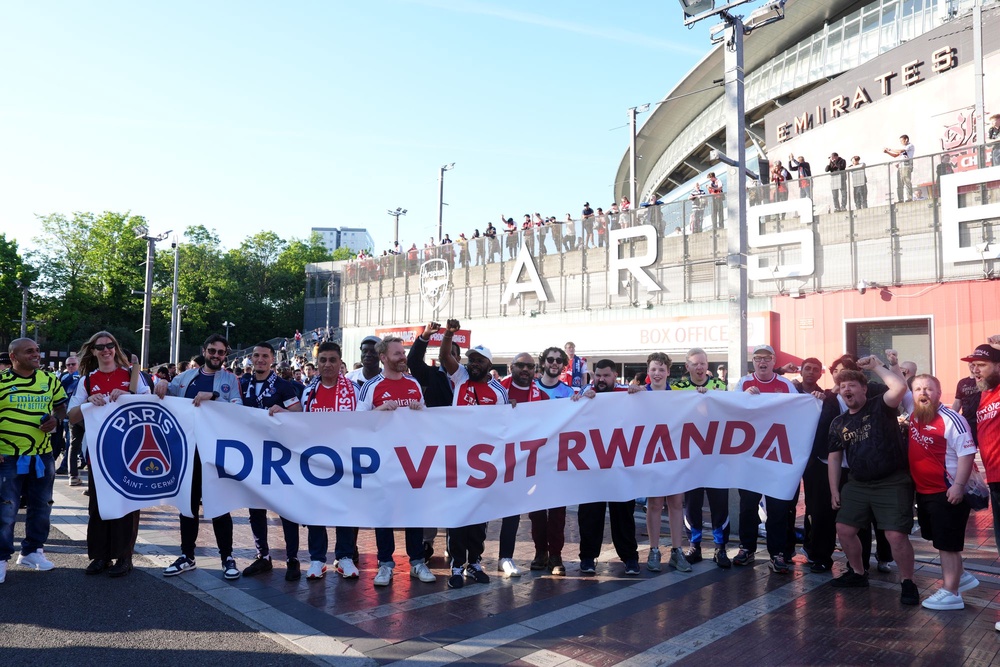 Arsenal’s deal with the likes of Visit Rwanda also deserves to come under scrutiny (PA)