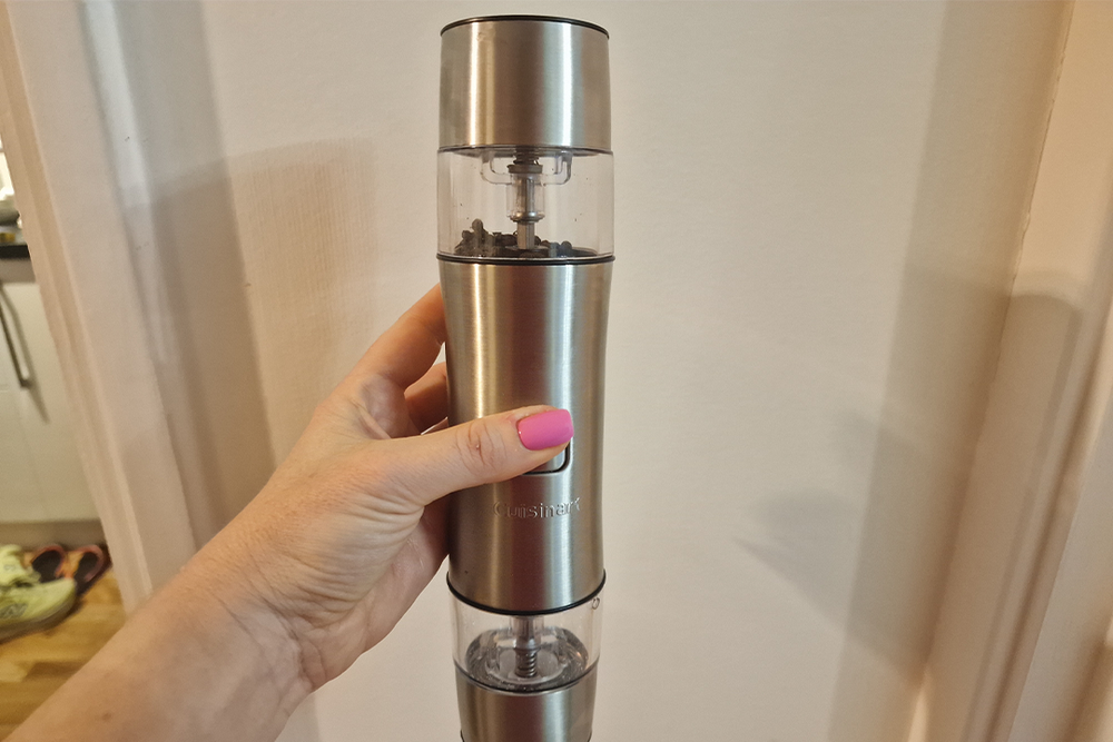 Each section is opened by twisting it, so you can refill it (Sarah Finley/The Independent)