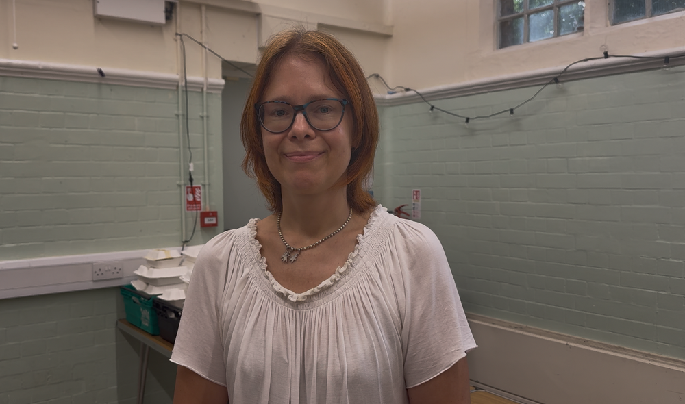 Natalia Pasynok, who volunteers at Rotherhithe Community Kitchen (The Independent)