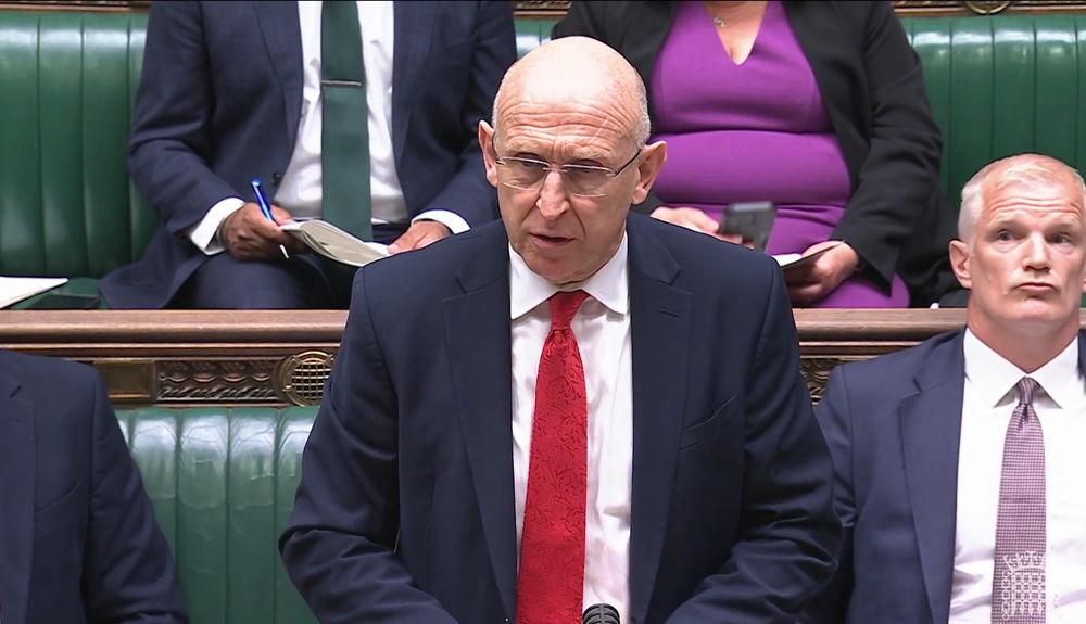 Defence secretary John Healey announced in the House of Commons that a member of the British Army died in a training accident in Iraq on Sunday (PA)