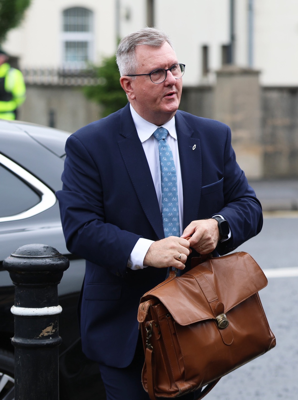 Jeffrey Donaldson resigned as DUP leader and was suspended from the party after the allegations emerged (Liam McBurney/PA) (PA Wire)