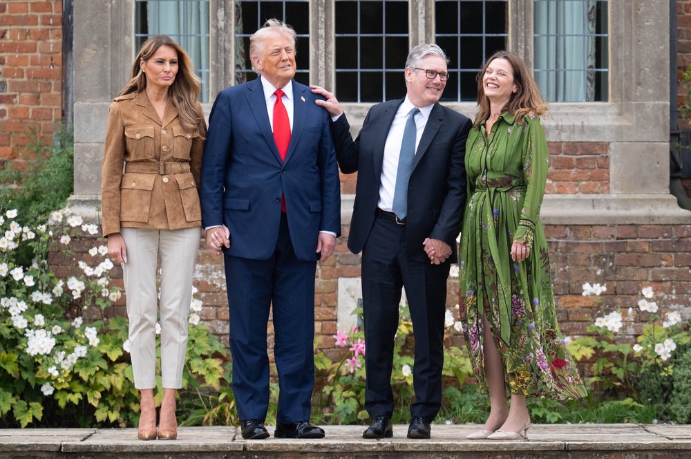 Mr Trump received the gift during his state visit to the UK last September (PA) (PA Wire)