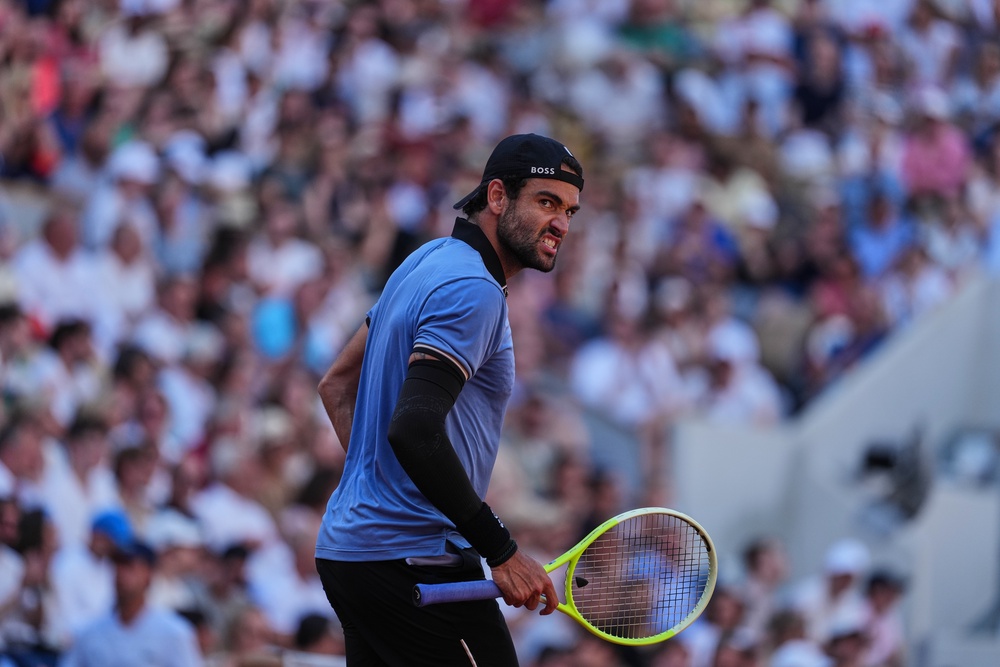 Matteo Berrettini is through to the quarter-finals (Thibault Camus/AP) (AP)