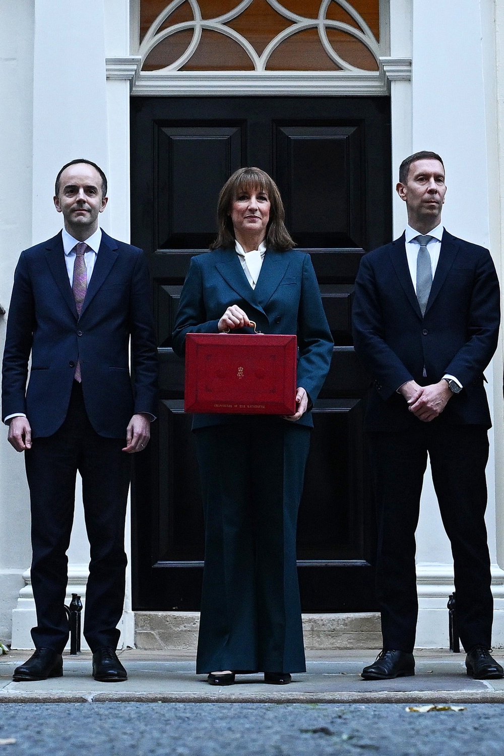 Financial Secretary to the Treasury, Lord Livermore (R) with Rachel Reeves (middle) and James Murray (L) (Getty)