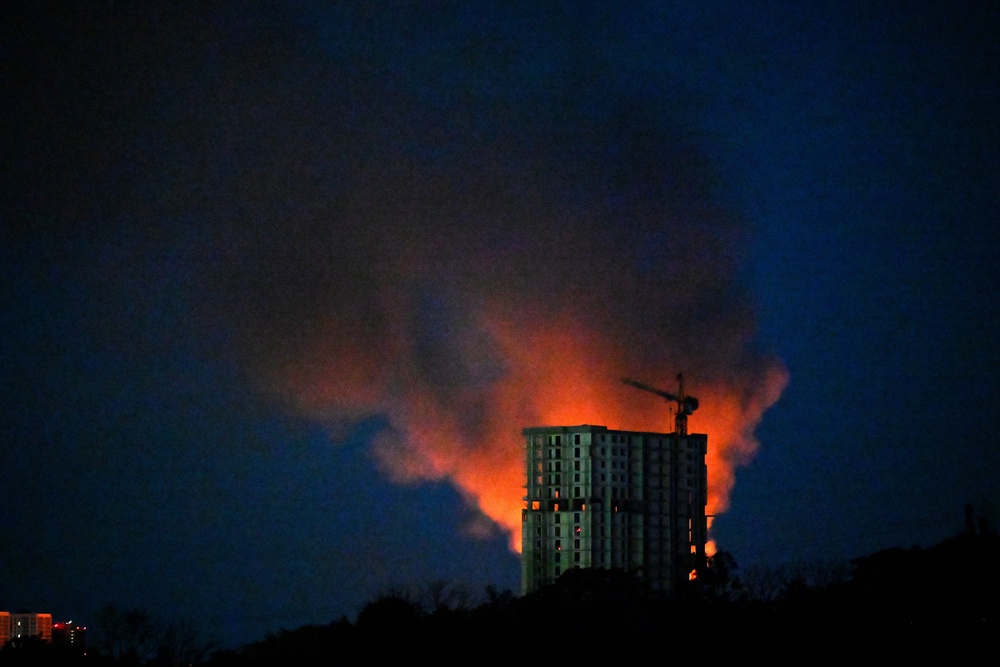 Russia fired more than 600 drones and dozens of missiles, including hard-to-down ballistic missiles, at Ukraine in an overnight barrage (AFP/Getty)