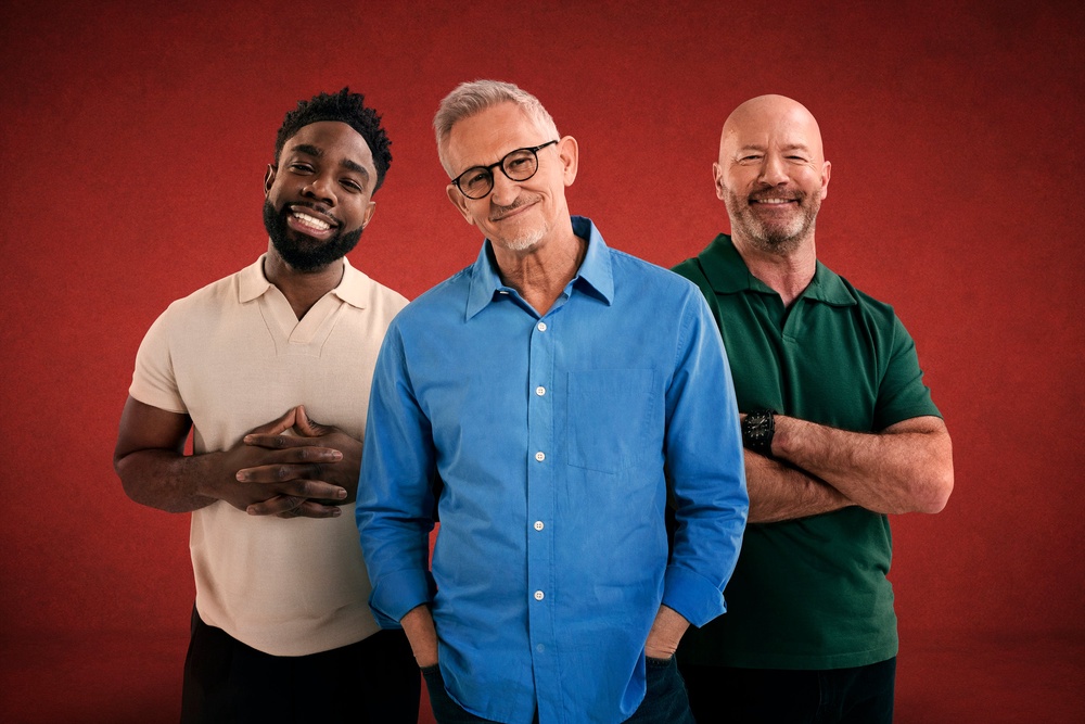 Gary Lineker, Alan Shearer, and Micah Richards (PA)