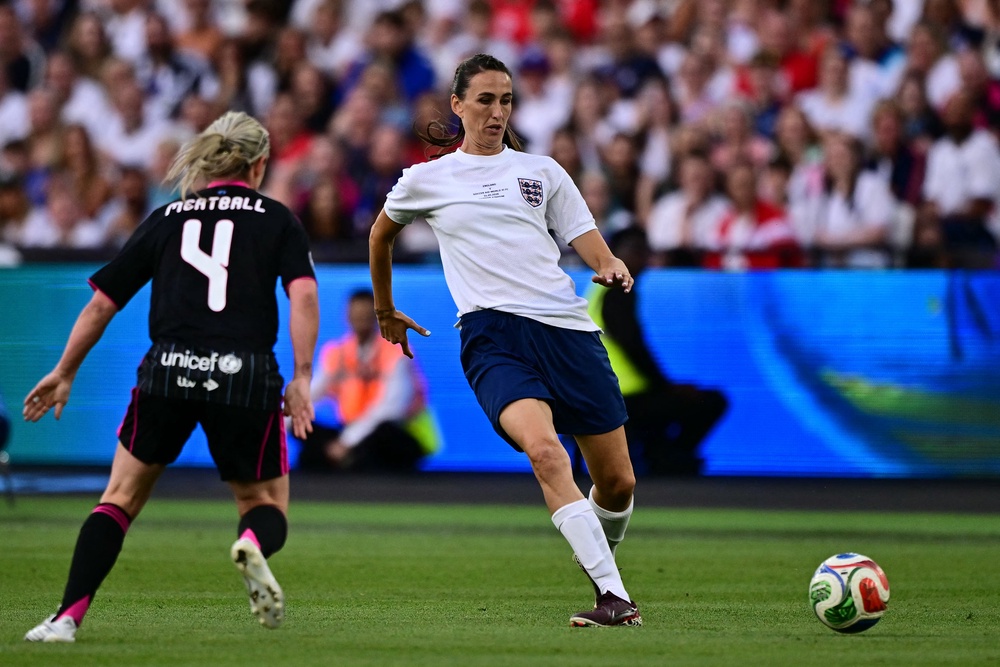 Scott recently participated in the England XI v World XI charity football match for Soccer Aid (AFP/Getty)
