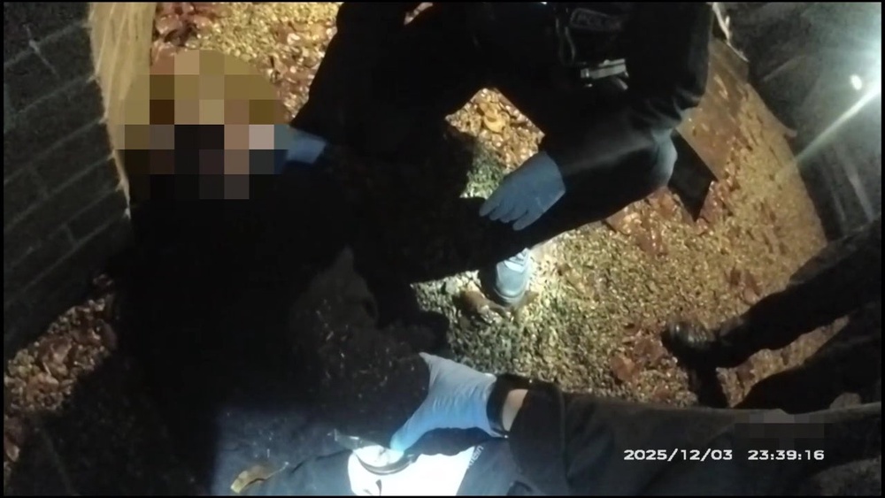 In the footage released by the Hampshire and Isle of Wight Constabulary on Monday night, a police officer arriving at the scene can be heard asking: ‘What’s your name, mate?’ before Mr Nowak, who is lying on his back on the ground, faintly replies: ‘Henry’