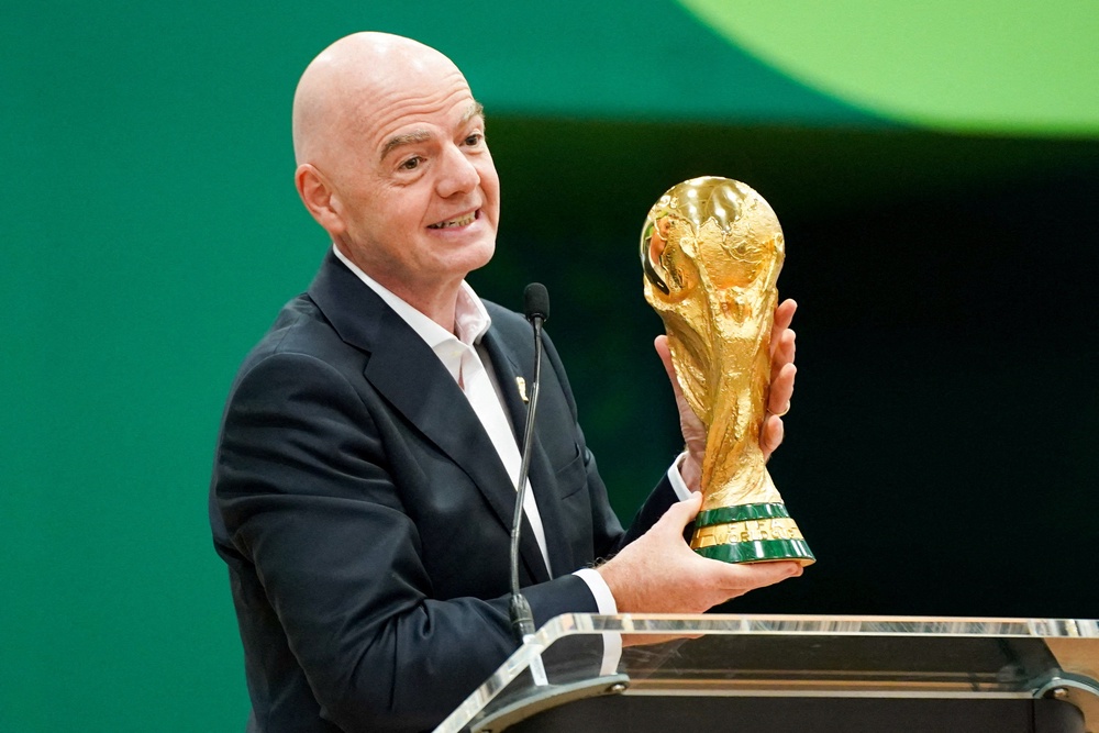 Gianni Infantino is said to have used his role as Fifa president to launch himself into the geopolitical sphere (Reuters)