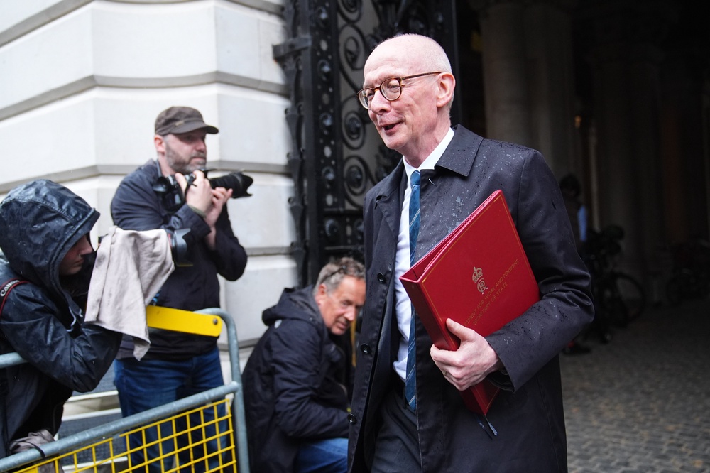 Pat McFadden arriving for a Cabinet meeting in Downing Street on Tuesday morning (James Manning/PA) (PA Wire)