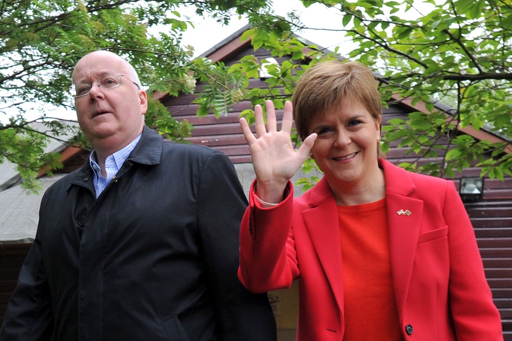 In January 2025, Nicola Sturgeon announced that she and Peter Murrell were ending their marriage 'with a heavy heart' (AFP/Getty)