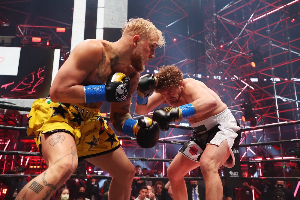 Askren’s last competitive outing was a boxing-match loss to Jake Paul in 2021 (Getty)