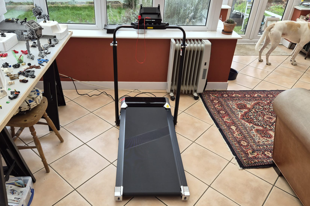 The wheels make it easy to move around (Lily Canter/The Independent)
