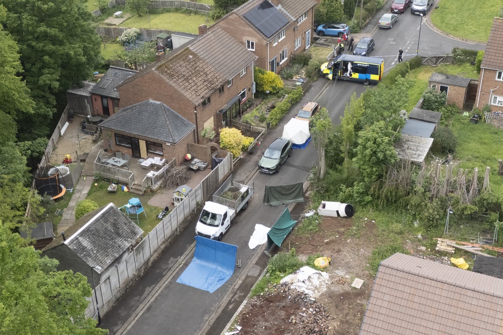 Emergency services at the scene of the explosion (Ben Birchall/PA) (PA Wire)