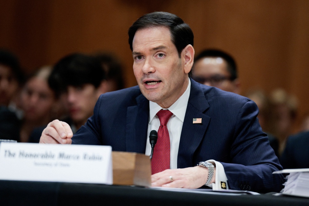 ‘There is no Iranian navy,’ Secretary of State Marco Rubio said (Reuters)