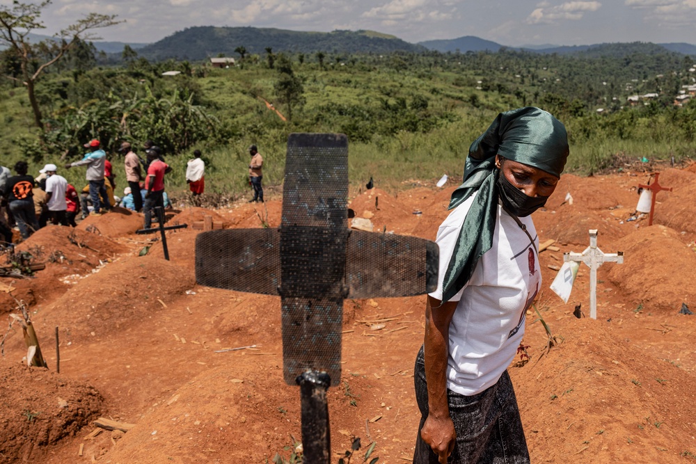 Confirmed cases of Ebola in the DRC are now over 1,000, with 254 dead and the real figure thought to be far higher. (Getty)