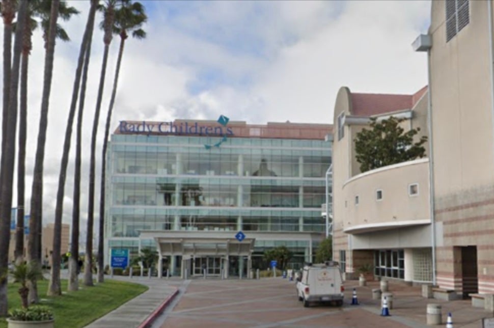 At least five kids were sent to Rady Children’s Hospital in San Diego, California, after attempting the challenge (Google Earth)