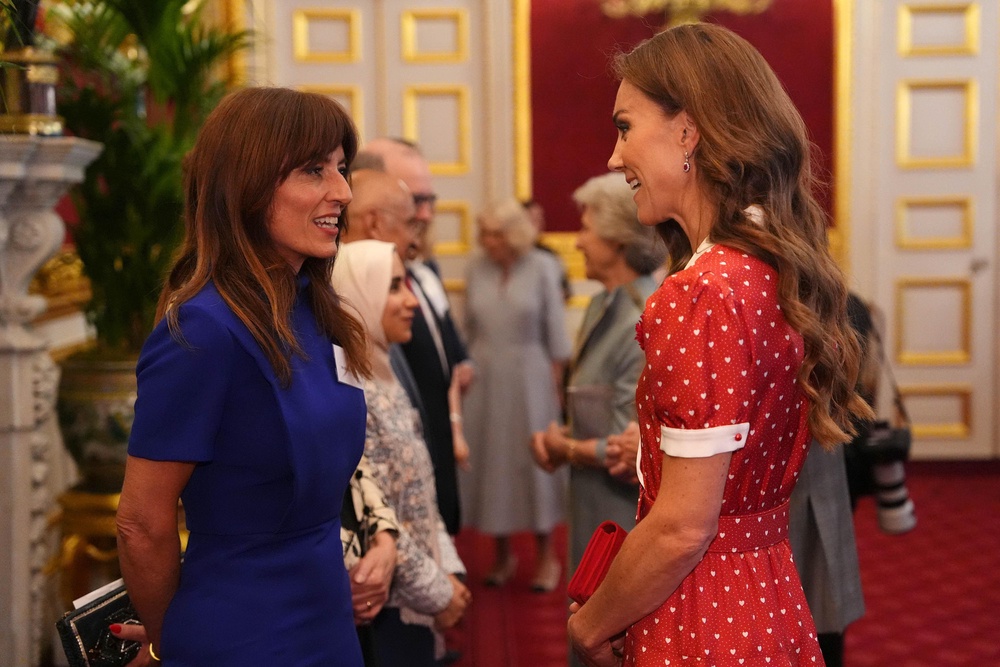 The two discussed McCall’s cancer experience, as the TV presenter told the princess it had been “liberating” to talk about it publicly (PA Wire)
