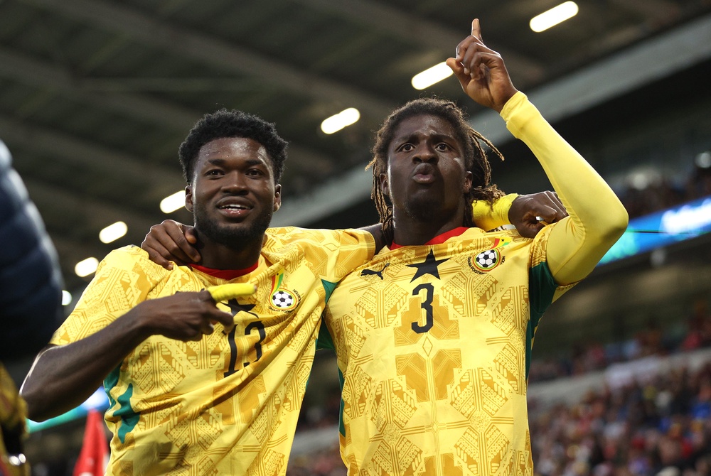 Caleb Yirenkyi (right) could be a young star that shines for Ghana at this World Cup (Getty)