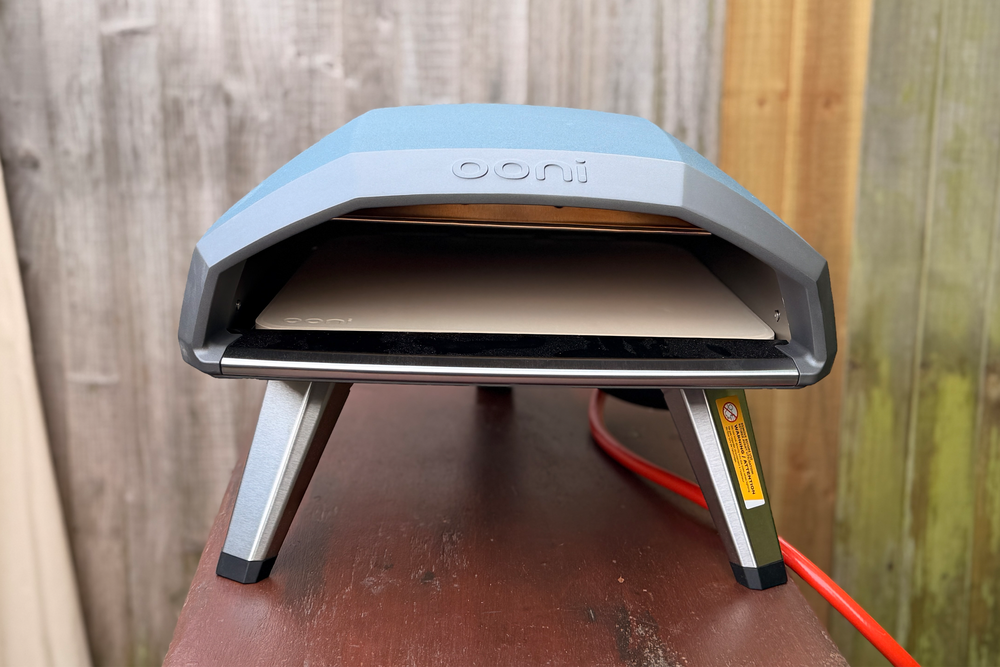 This cooked my pizza in less than two minutes (Rachael Penn/The Independent)