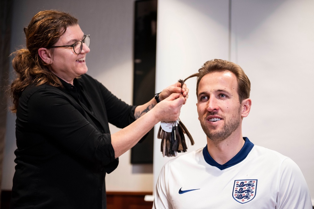 Harry Kane at his first sitting (Madame Tussauds)