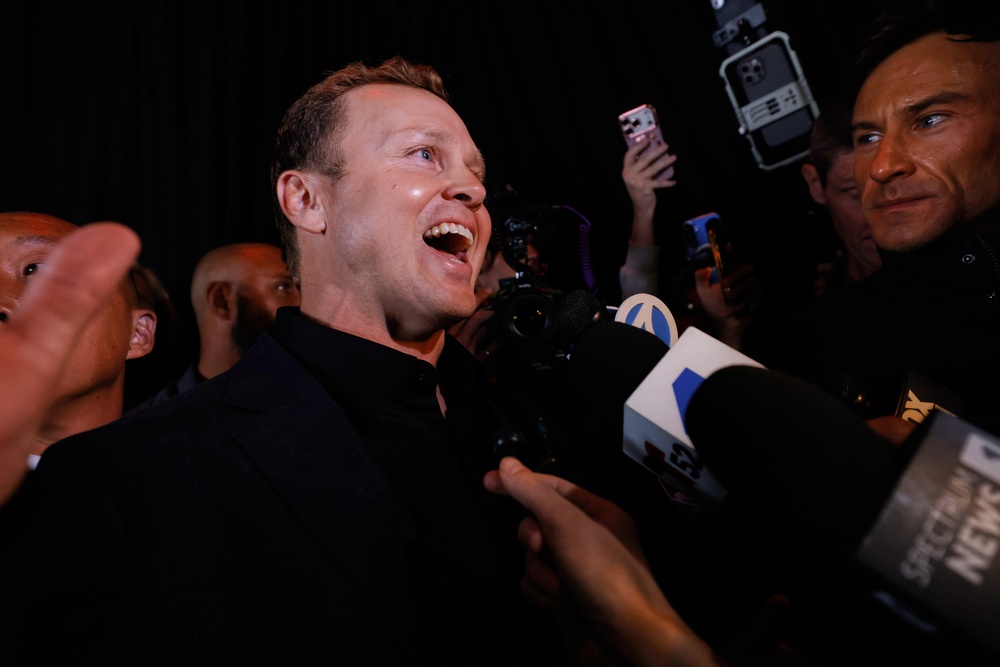 Spencer Pratt, a Republican and former star of the reality television show “The Hills,” was second in early returns (AP)