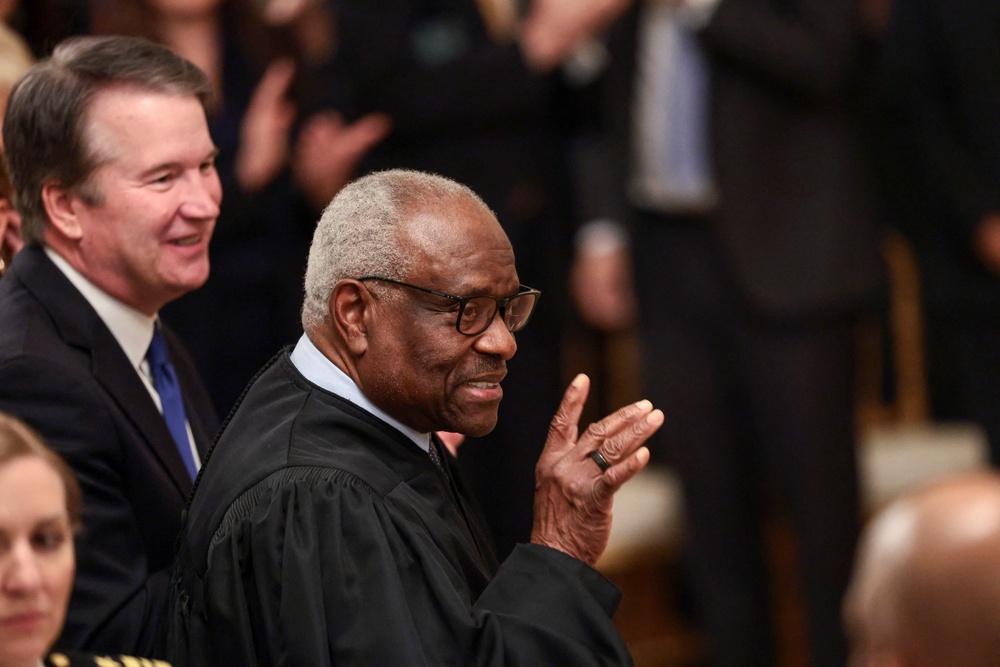 The court’s conservative justices voted in lockstep for the measure (Reuters)