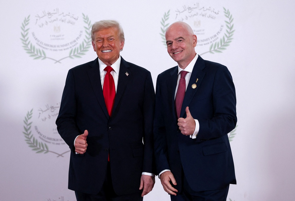 Trump and Infantino’s relationship is unprecedented (PA)