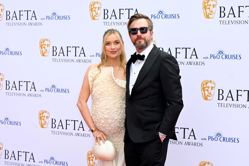 Laura Whitmore and Iain Stirling attend the BAFTA Television Awards in May (Getty)