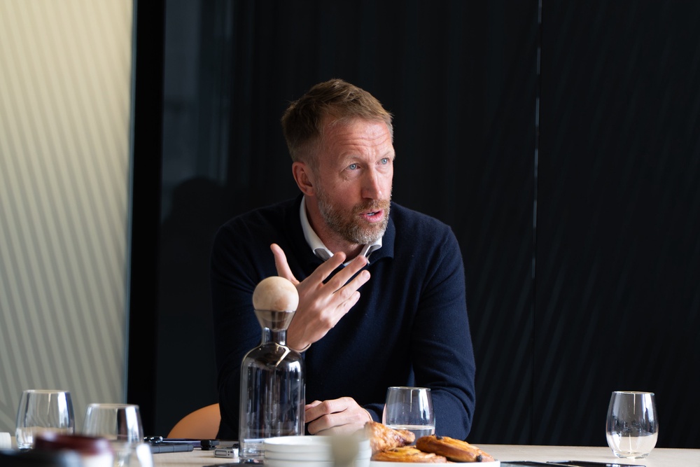 Graham Potter: 'Zlatan sent me a nice message’ (Supplied)