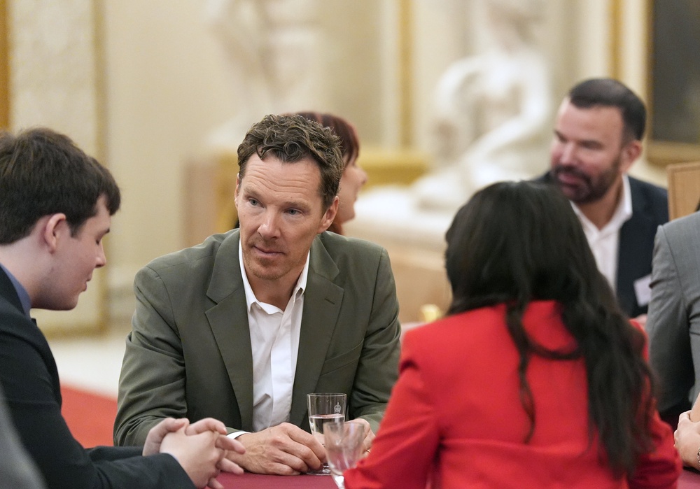 Benedict Cumberbatch was among the famous faces to join mentoring sessions at the event (Andrew Matthews/PA) (PA Wire)