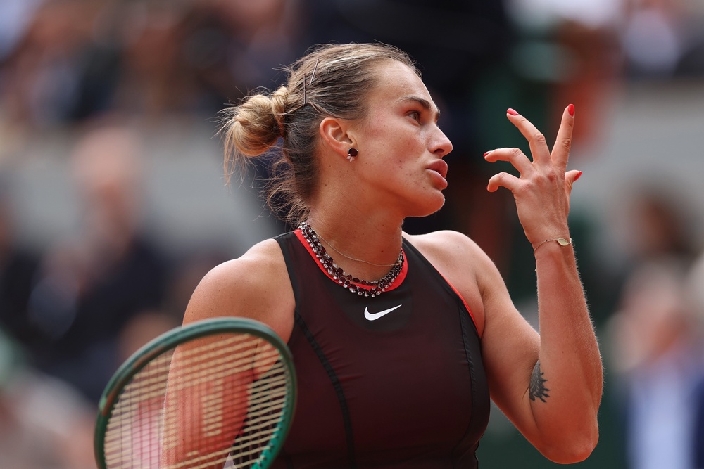 Sabalenka had no answers and grew increasingly irate as the match wore on (Getty)