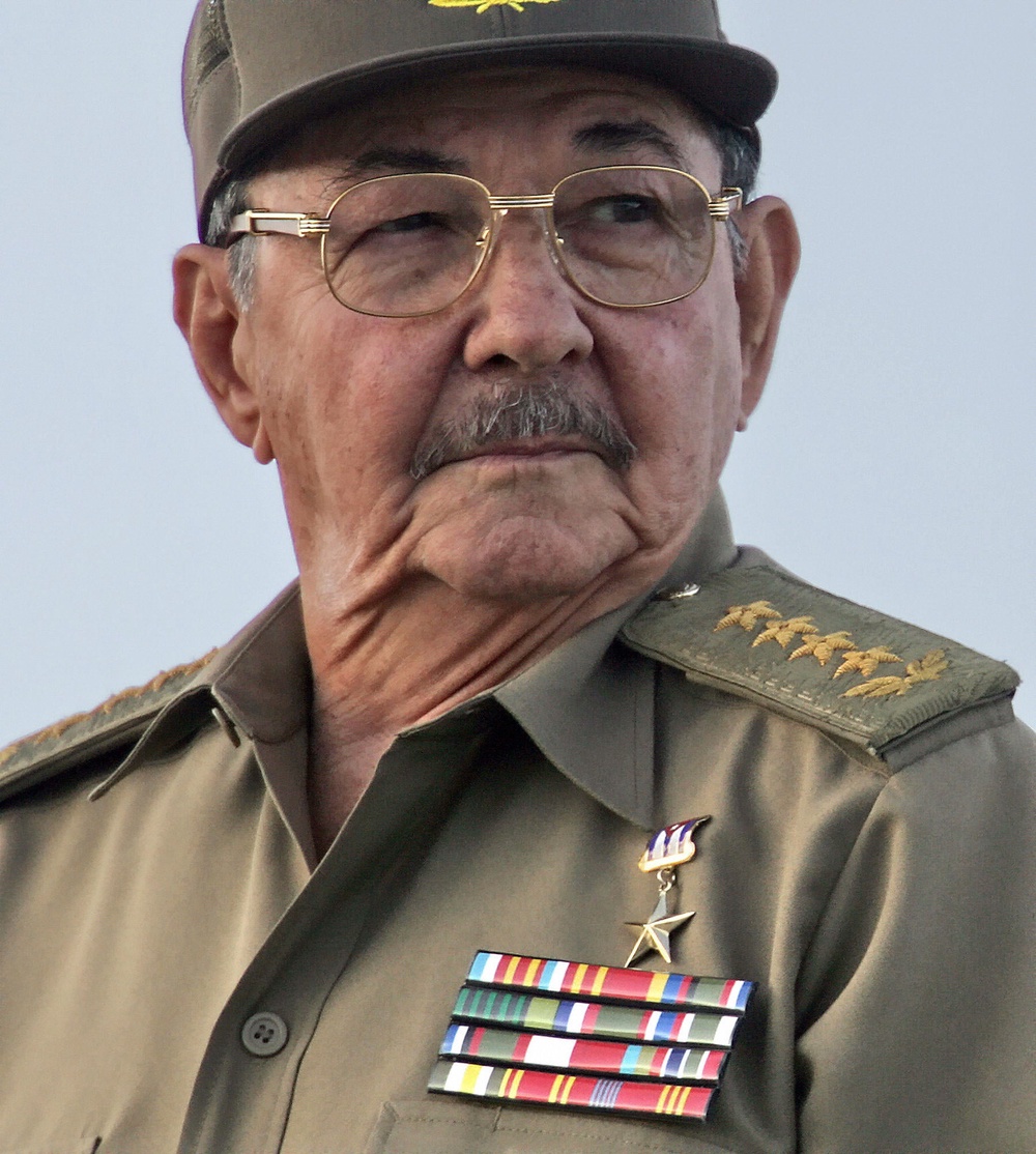 Then-acting President Raul Castro participates in a military parade in December 2006 (AFP via Getty Images)