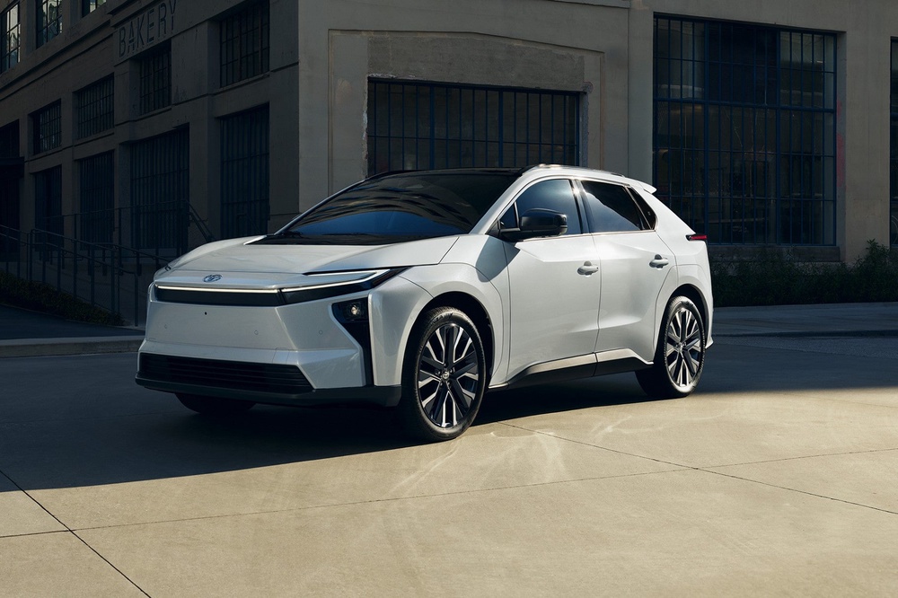 The front-wheel-drive version of the Toyota 2026 bZ can go up to 314 miles on a single charge, according to EPA estimates (Toyota Motor Sales U.S.A. via AP)