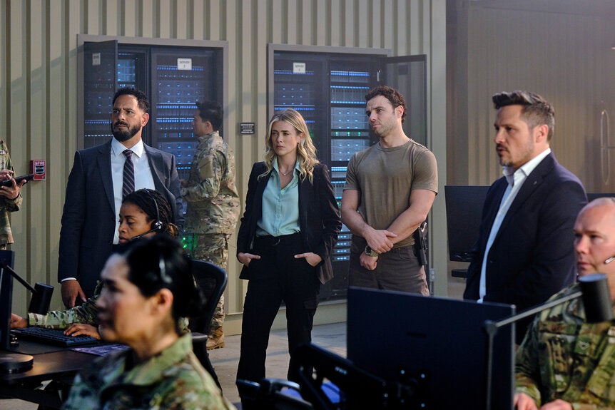 Melissa Roxburgh starred in 'The Hunting Party' as a former FBI profiler (David Astorga/NBC)