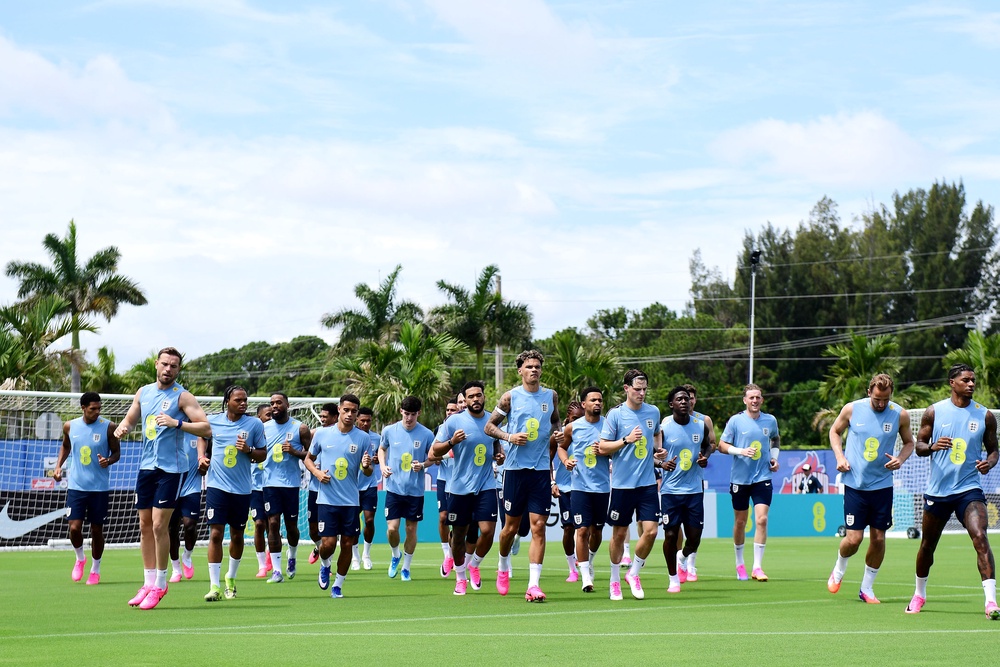 England prepared for the World Cup in the Florida heat (JC Ruiz/PA) (PA Wire)