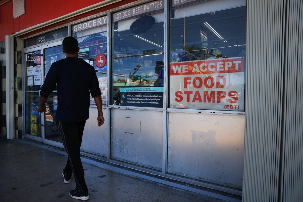 Critics argue the new costs, paired with new work requirements for SNAP, are driving vulnerable people off the program (Getty)