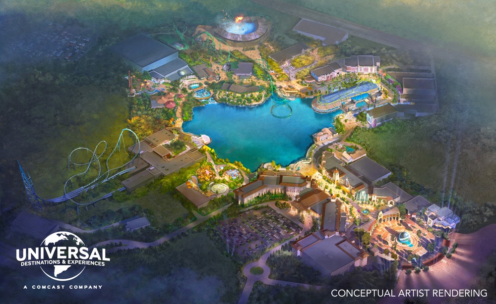 An artist’s impression of Universal United Kingdom Resort (UDX Corporate Communications/PA) (PA Media)