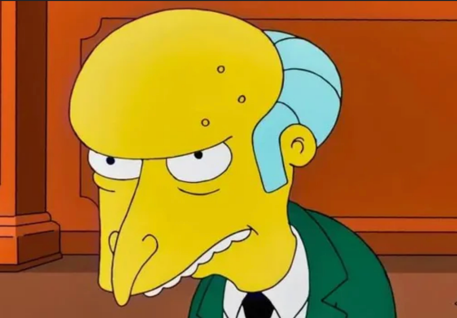 Harry Shearer has voiced several 'Simpsons' characters, including Mr Burns, since 1989 (Fox)
