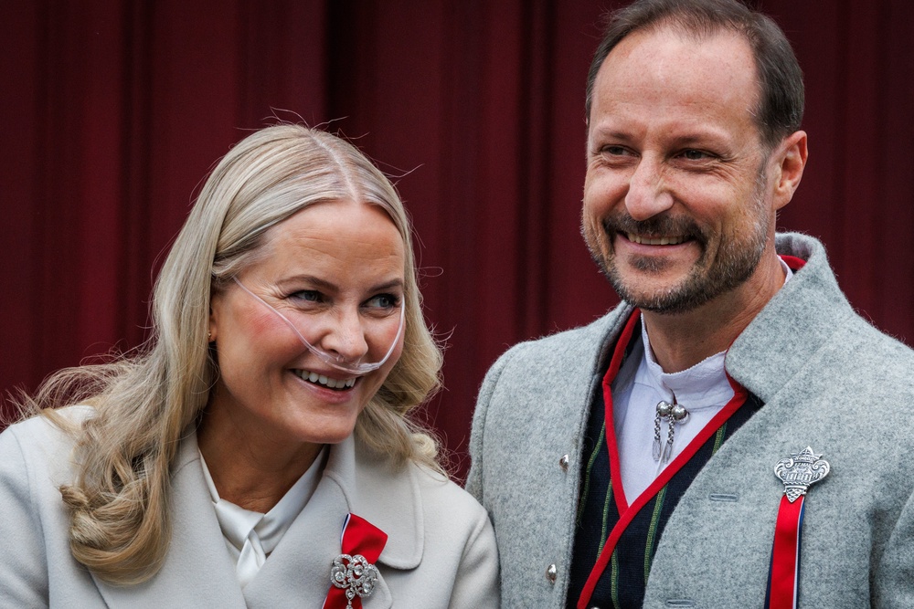 Haakon with his wife, Mette-Marit (Getty)