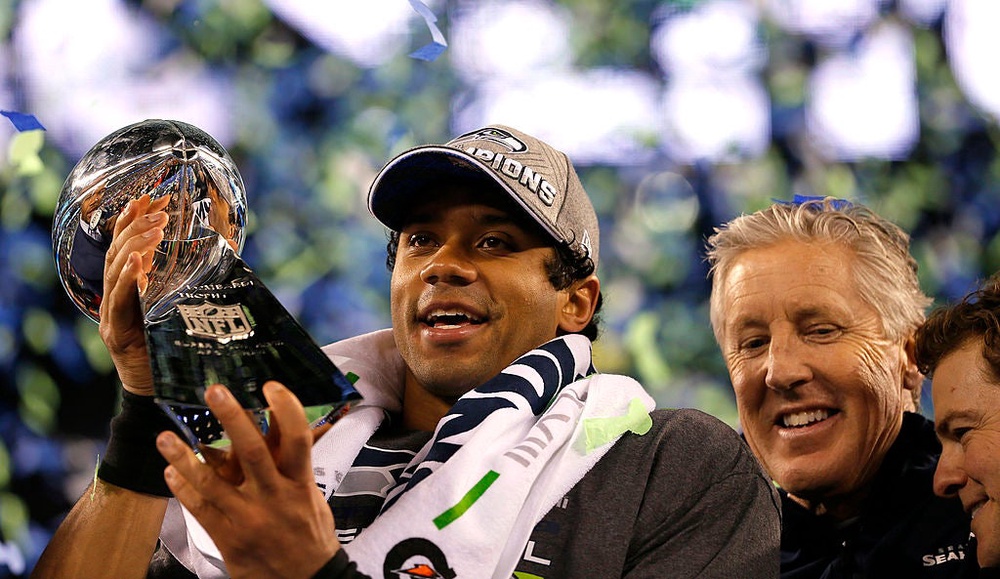 Russell Wilson led the Seahawks to their first Super Bowl (Getty Images)