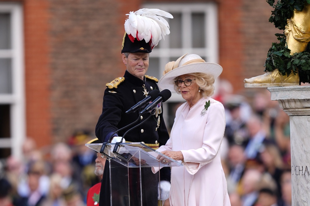 Camilla joined families and friends for the hospital’s Founder’s Day event (Leon Neal/PA) (PA Wire)