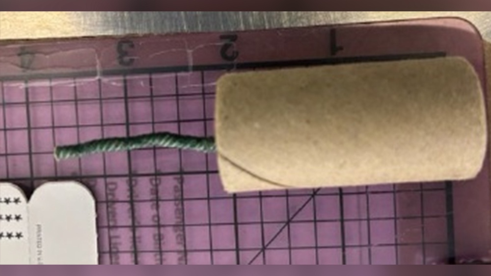 A picture released by the TSA showing the alleged explosive device that could have done damage to an airplane (TSA)
