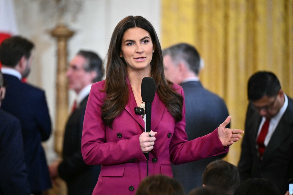 Trump routinely levels appearance-based and gender-inflected attacks against CNN’s chief White House correspondent Kaitlan Collins, among several women reporters targeted by the president (AFP/Getty)